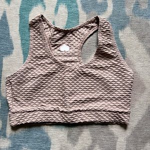 Booty by Brabants color Dolce de Leche Croco Sports Bra